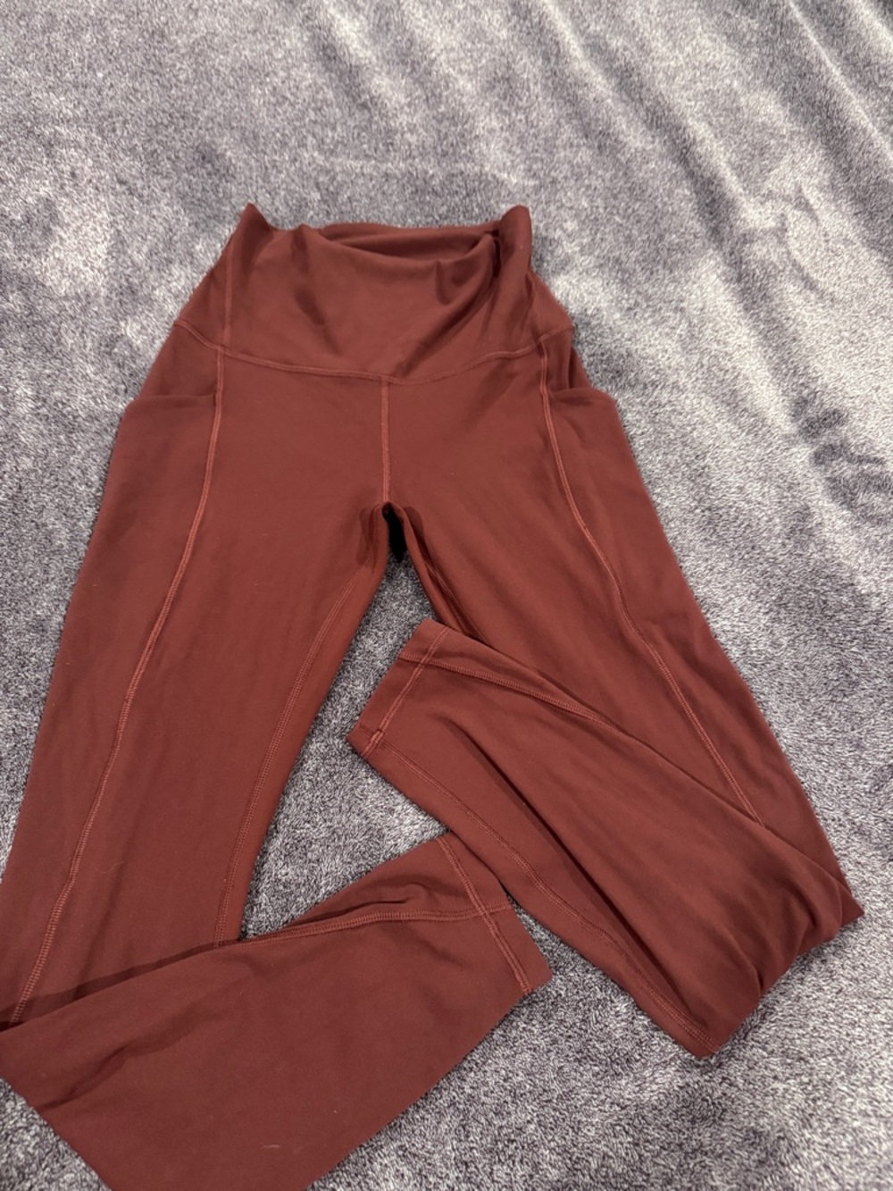 lululemon athletica High-Waist Leggings burgundy